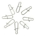 thumbnail image 6 of Opolski 100Pcs Stainless Steel Snap Hooks Fishing Barrel Swivel Safety Lure Connector, 6 of 8