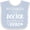 Blue and White, variant on Inktastic My Grandpa is a Doctor and a Hero Boys or Girls Baby Bib