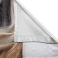 thumbnail image 3 of Ambesonne Yorkie Kitchen Curtains, Lying Dog Ribbon Love, 55"x45", Pale Caramel Sand Brown, 3 of 3