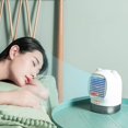 thumbnail image 2 of Aire acondicionado portátil de 400 ml, refrigerador de aire para mesita de noche, mini ventilador de refrigeración para oficina, dormitorio, escritorio de oficina, sala de estar, exteriores, 2 of 5