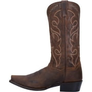 Dan Post Boots Mens Renegade Distressed Embroidered Pull On Snip Toe Cowboy