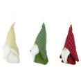 thumbnail image 3 of Northlight Standing Plush Gnomes Christmas Figurine Ornaments - 8.5" - Set of 3, 3 of 5