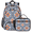 Multicolour 1, variant on Herdesigns Boho Mexican Tile Large Backpack Set with Lunch Box Lightweight Water Resistant Travel Laptop Backpacks Casual Daypacks for Women Men