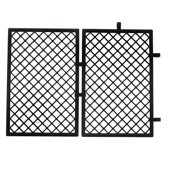 WORGEOUS 6 Sets Mini Fence for Garden Small Animal Barrier Pathway Yard Fencing Border and Decorative Fence Black