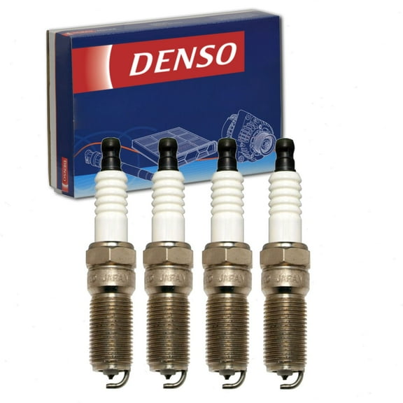 4 pc DENSO Double Platinum Spark Plugs compatible with Chevrolet Cobalt 2.0L 2.4L L4 2006-2010