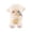 A001- Blue, variant on Valentine Plush Lamb Stuffed Animal 10 Inch Blue Flower Bouquet Valentines Day Gift for Girlfriend Single Pack