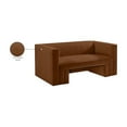 thumbnail image 2 of Meridian Furniture Henson Saddle Velvet Loveseat, 2 of 18