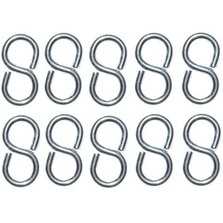 

ProSource LR-376-PS S-Hook 1-1/4 Inch Closed Zinc Plated Steel (Case of 20)