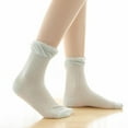 thumbnail image 2 of 6 pares de calcetines de mujer Calcetines informales de hasta el tobillo Calcetines cortos informales / gris / blanco / rosa / Soledad Calcetines de mujer, 2 of 10