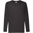 thumbnail image 1 of Fruit Of The Loom- Camiseta de manga larga Valueweight para niños (Gris oscuro), 1 of 2