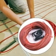 thumbnail image 2 of 10-100 Meters Infrared Warm Floor Cable 12K 33Ohm/M Electric Carbon Heating Wire Coil Fiber Wire Floor Heating Cable, 2 of 9