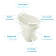 thumbnail image 4 of Aqua Magic Style Plus RV Toilet / High Profile / Bone - Thetford 34430, 4 of 6