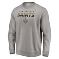 thumbnail image 2 of Men's Gray New Orleans Saints Elevate Play Pullover Sweatshirt, 2 of 3