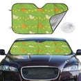 thumbnail image 2 of Haiem Funny Chicken Car Windshield Sun Shade - Blocks UV Rays Sun Visor Protector, Sunshade to Keep Your Vehicle Cool, Universal Fit SUV Van Sedan-Small, 2 of 7