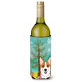 thumbnail image 1 of Caroline's Treasures - Botella de vino con árbol de Navidad y corgi rojo Koozie Hugger, 750 ml, multicolor Caroline's Treasures BB1626LITERK, 1 of 1