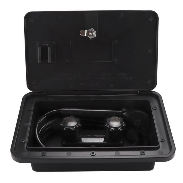 Oubit Outdoor Shower Kit,RV Exterior Shower Box Caravan Shower Box Outside Shower Set Maximized Efficiency