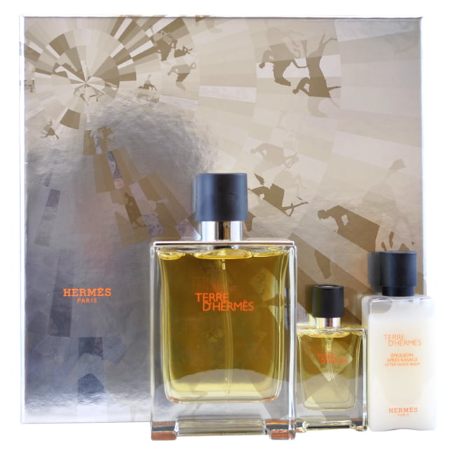 Hermes - Terre D'Hermes by Hermes for Men - 3 Pc Gift Set 2.5oz Parfum ...
