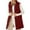 Wine#women's long puffer vest quilted, variant on Lcziwo Womens Long Puffer Vest Plus Size Full Zip Sleeveless Coat Outerwear Casual Quilted Stand Collar Jackets Travel Cozy Outfits with Hood Navy,L