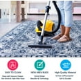 thumbnail image 2 of Softlife Oriental Traditional Area Rug for Living Room Durable Washable Persian Carpet Non Slip Boho Rugs for Bedroom, 2'x6', Blue, 2 of 8