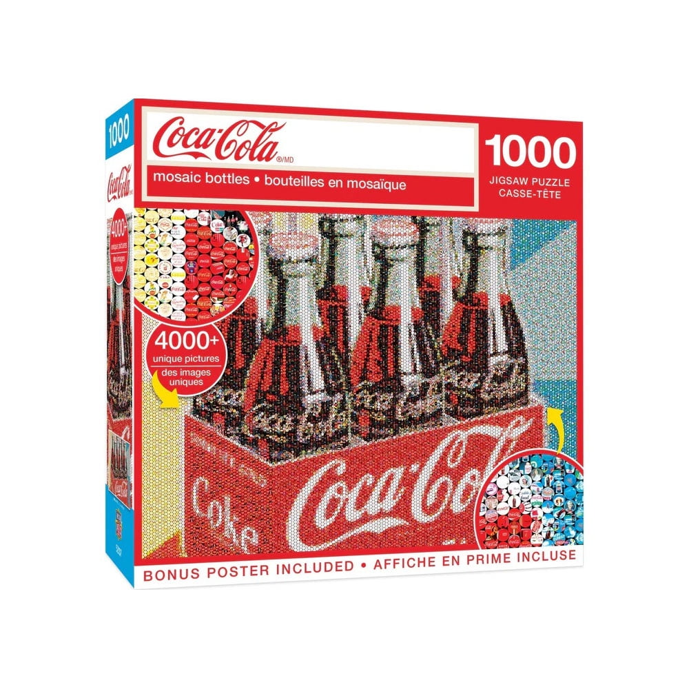 Masterpieces Puzzle Company Coca-Cola - Photomosaic Bottles 1000 Piece Jigsaw Puzzle