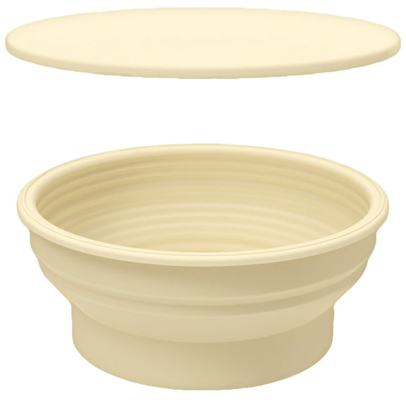 Round Foldable Bread Proofing Basket with Temperature Control Electric Silicone Banneton Sourdough Fermentation Bowl