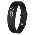 thumbnail image 1 of HEVIRGO 2PCS V9 Body Temperature Monitor Thermometer Vibration Alarm Wristband Smart Bracelet, 1 of 10