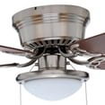 thumbnail image 2 of Ventilador De Techo Hugger Ii 52" Níquel Cepillado Con Led, 2 of 3