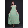 thumbnail image 3 of Bimba Robe Longue pour Femmes en Rayonne à Imprimé d'Oiseaux Chic Bohème d'Été Maxi de Plage - Moyen, 3 of 5