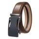 thumbnail image 5 of Cinturón De Cuero Jumpingount Atemporal Para Hombre Con Hebilla Automática Negro Marrón, 5 of 6