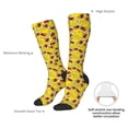 thumbnail image 3 of Daiia Sports Socks Duck with Star Sunglasses Printed Novelty Crew Socks for Men Women Knee High Socks Cotton Socks Soft & Breathable Support Unisex Socks, 3 of 9