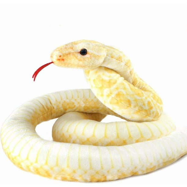 Simulación de animal de peluche con forma de serpiente de Shelley de 3 m, extralarga