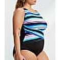 thumbnail image 6 of Atlantic Stripe High-Neck Mastectomy One-Piece Swimsuit, 6 of 6