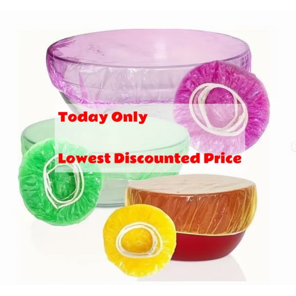 Kumdkd BPA-Free Stretchable Reusable Elastic Food Covers 24 Count