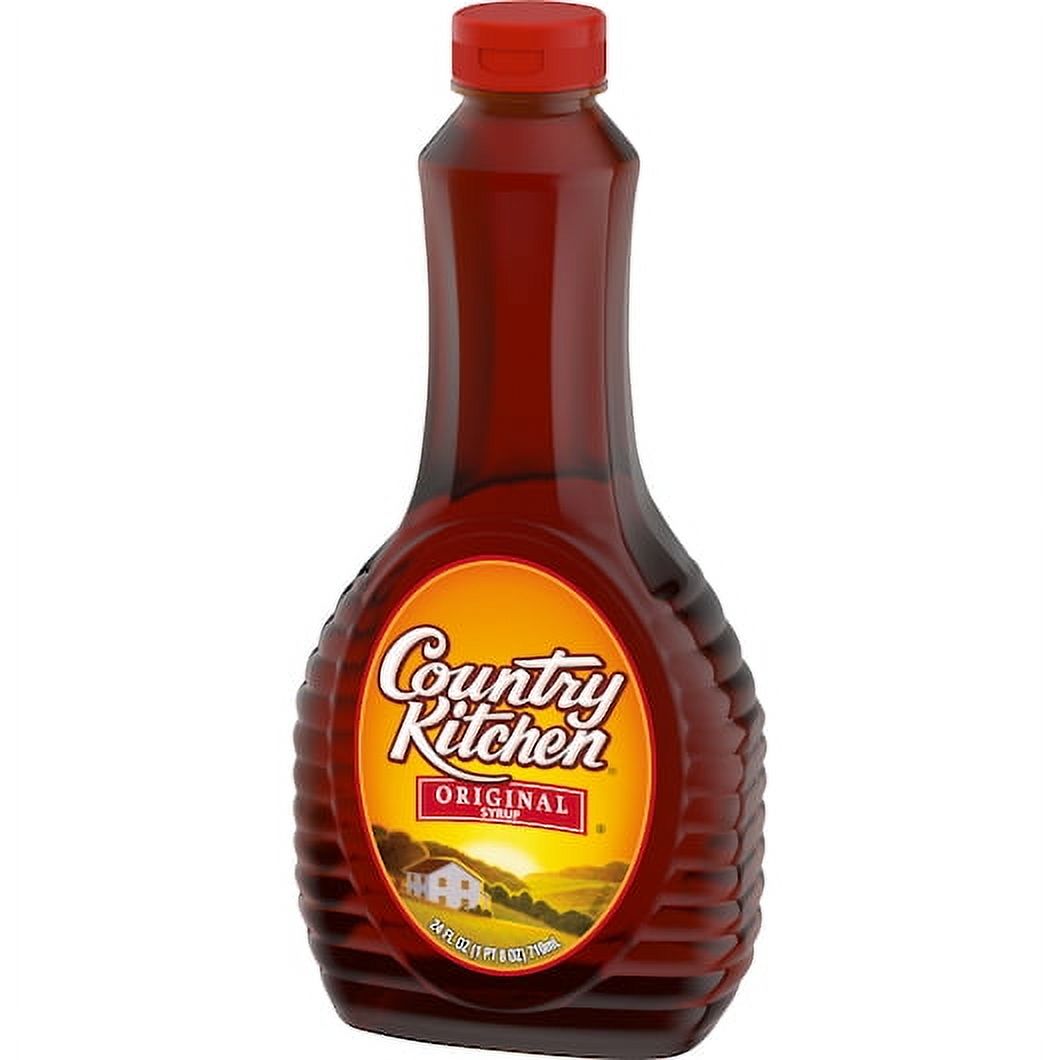 Log Cabin Country Kitchen Syrup, Lite, 24 Ounce (Pack of 12) Original