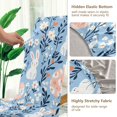 thumbnail image 5 of Yayeee 4 Pack Dining Chair Covers Stretch Parson Chairs Slipcovers Seat Protector, Floral Easter Rabbits, 5 of 6