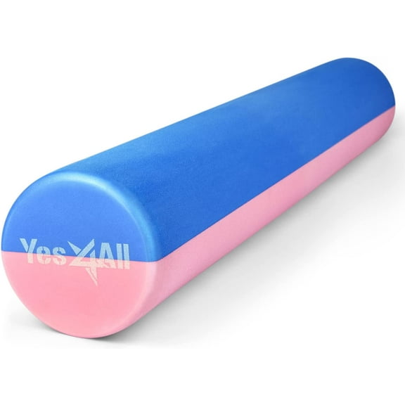 Yes4All 36inch Exercise Foam Roller EVA Dou Pastel