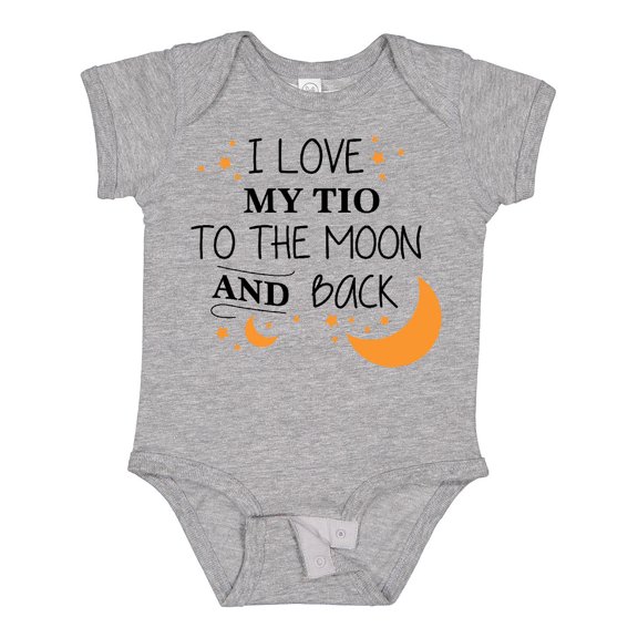 Inktastic I Love My Tio to the Moon and Back Boys or Girls Baby Bodysuit