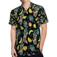 thumbnail image 4 of High Quality Hawaiian Shirts for Men Short Sleeve Aloha Beach Shirt Floral Summer Casual Button Down Shirts Blouses JR3UAY, 4 of 7