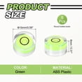 thumbnail image 2 of Uxcell 5pcs Round Bubble Level 15x8mm - Mini Circular Bullseye Spirit Levels Measuring Layout Tools for Leveling Camera/Tripod/Telescope/Workshop/Turntable/Pictures Frame, Green, 2 of 7
