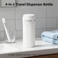 thumbnail image 7 of 4-in-1 Travel Bottle Set for Toiletries with 4 TSA Liquid Dispensers, Leak Proof Pump & Labels, 7 of 7