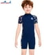 thumbnail image 3 of Buceo vela chico traje de neopreno corto niños traje de baño manga corta pantalones de una sola piezas redondo cuello snorkel traje de baño para surfear natación buceo azul marino s Methold OD003669-05, 3 of 7