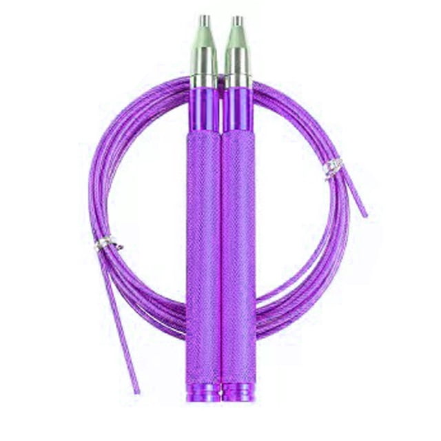 Cuerda para saltar ajustable sin enredos, diseño autoblocante y sin tornillos, para entrenamiento Crossfit y MMA