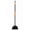 Black+orange, variant on Three-Section Telescopic Aluminum Alloy Rod Long-Handled Broom (Light Blue)