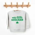 thumbnail image 2 of Bump and Beyond Designs Wee Little Hooligan St. Patrick's Day Sweatshirt for Toddlers (Heather Grey 2T), 2 of 5