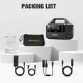 thumbnail image 5 of GRECELL Portable Power Station 300W, 230Wh LiFePO4 Battery Backup 1.5 Hour Fast Charging with 100W USB-C PD Output, Solar Generator for Home Outage Camping, 5 of 9