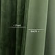 thumbnail image 3 of Cortinas Benedeco Blackout Green Velvet 132 x 244 cm, 2 paneles, 3 of 8