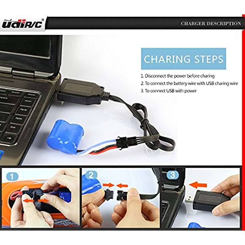 udi rc battery upgrade