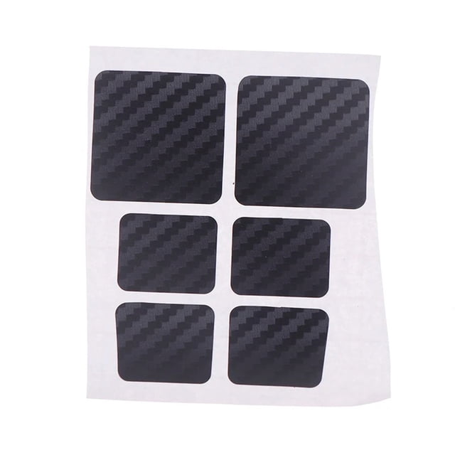 Hioecau 6Pcs/Set Touchpad Protective Sticker Compatible for Steam Deck Waterproof PVC Game Console Trackpad Protector Textured Skin Gaming Accessories