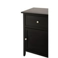 thumbnail image 7 of Glory Furniture Izzy 1 Drawer/1 Storage Door Wood Nightstand End Table, Black, 7 of 7