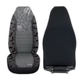 thumbnail image 4 of Uorisanigo Car Seat Covers 2pcs Halloween Black Bat High Back Front Seat Cushion Covers for Women Men Car Accessories Coral Velvet Fabric Seats Cover for Most Vehicles, All Weather Protection, 4 of 7